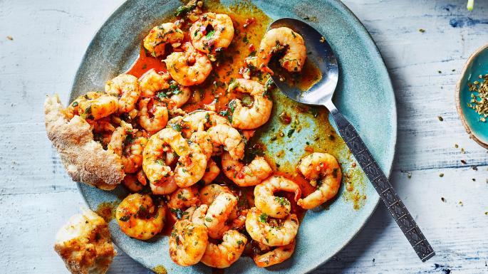 JOhn Gregory-Smith recipe moroccan prawns