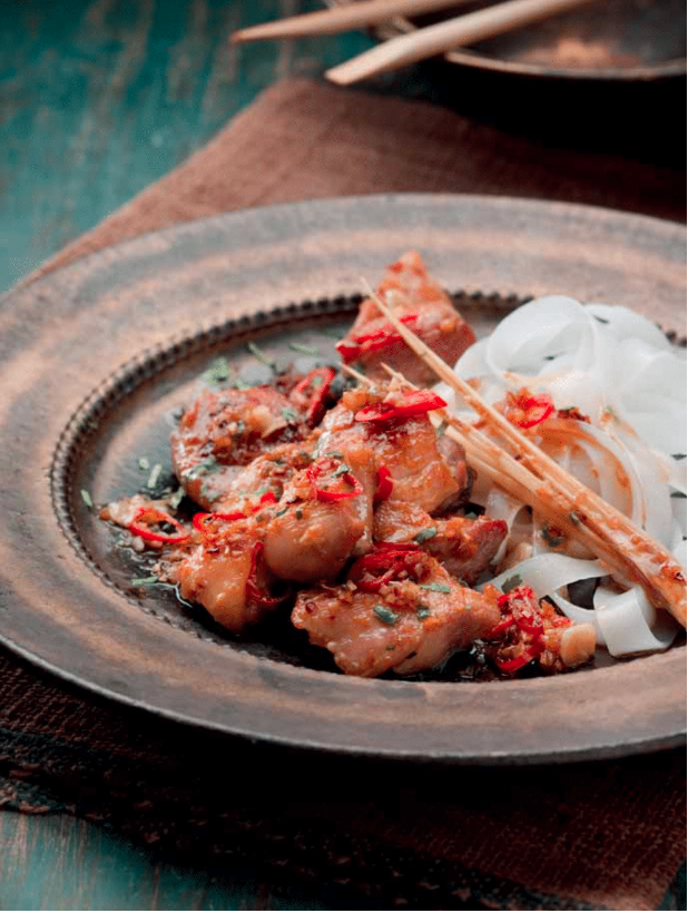 Vietnamese chicken with chilli and lemongrass