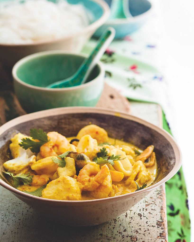 cambodian-seafood-amok-curry cambodian Seafood amok curry recipe