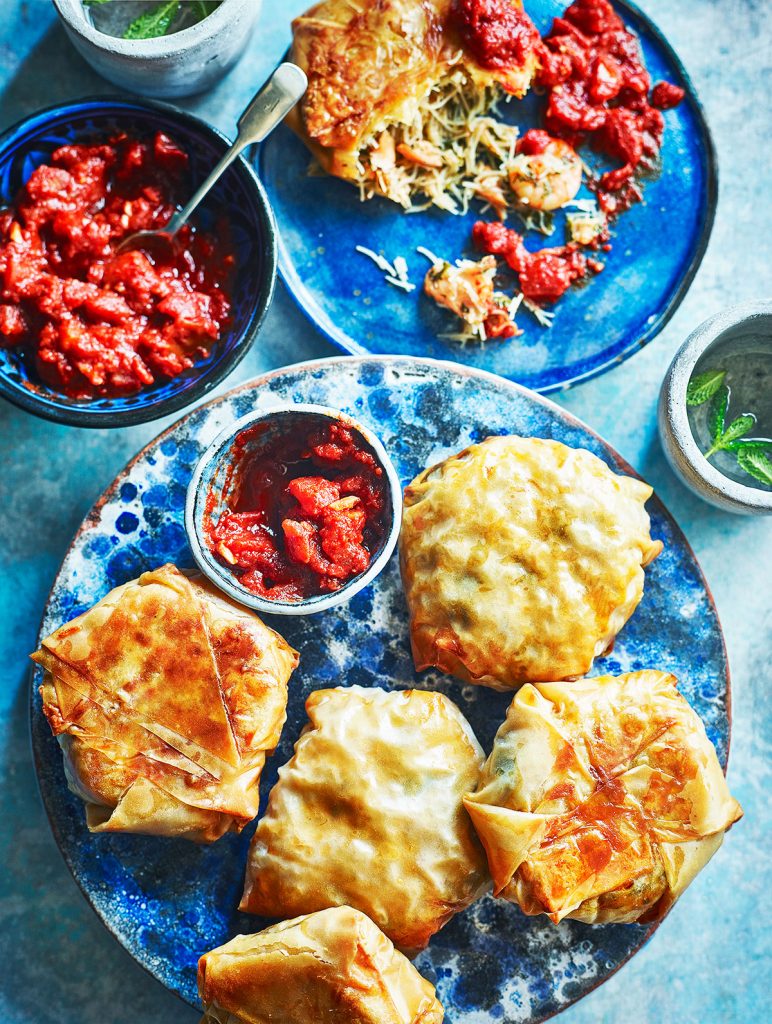 Moroccan Seafood Bastilla Moroccan Seafood Bastilla