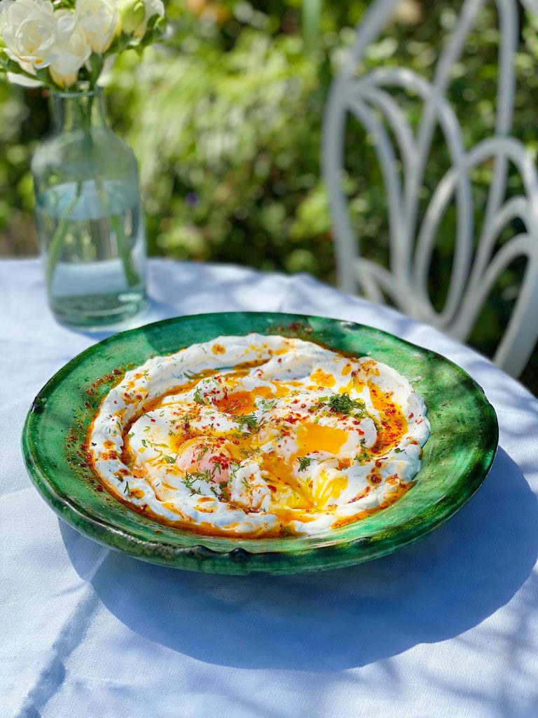 Turkish Eggs with yogurt Recipe
