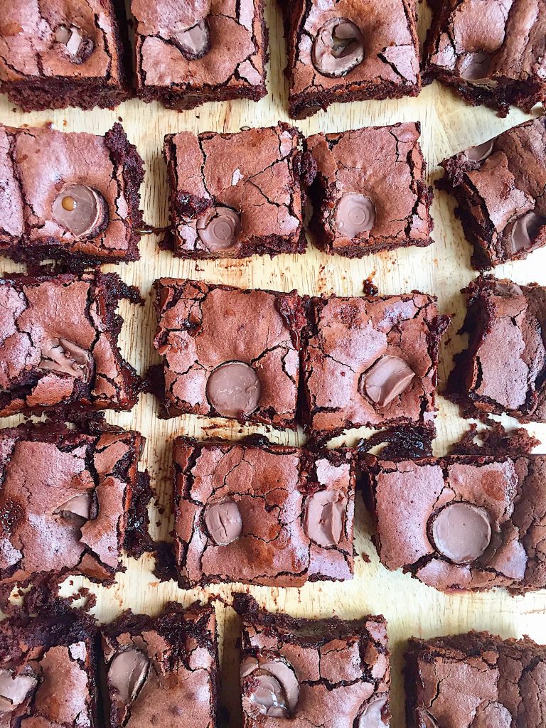 Rolo chocolate brownies