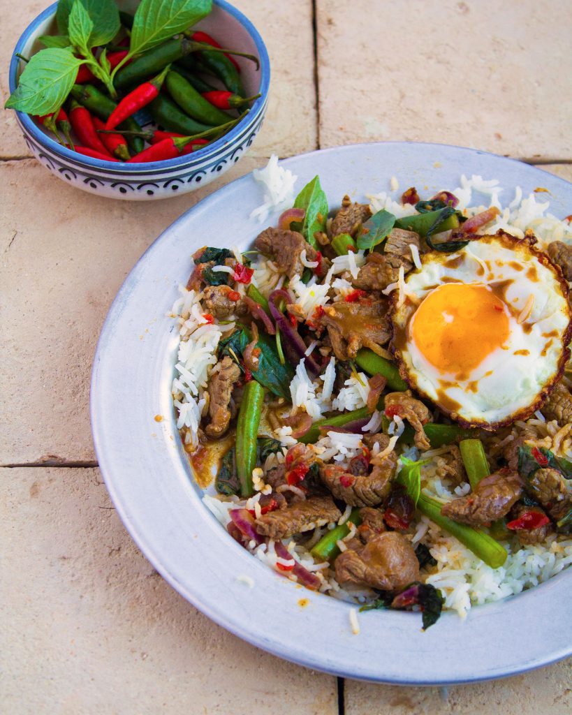Thai Beef with Chilli and Basil - Pad Kra Prow