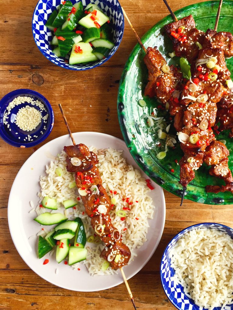 korean-kebab korean pork kebab recipe