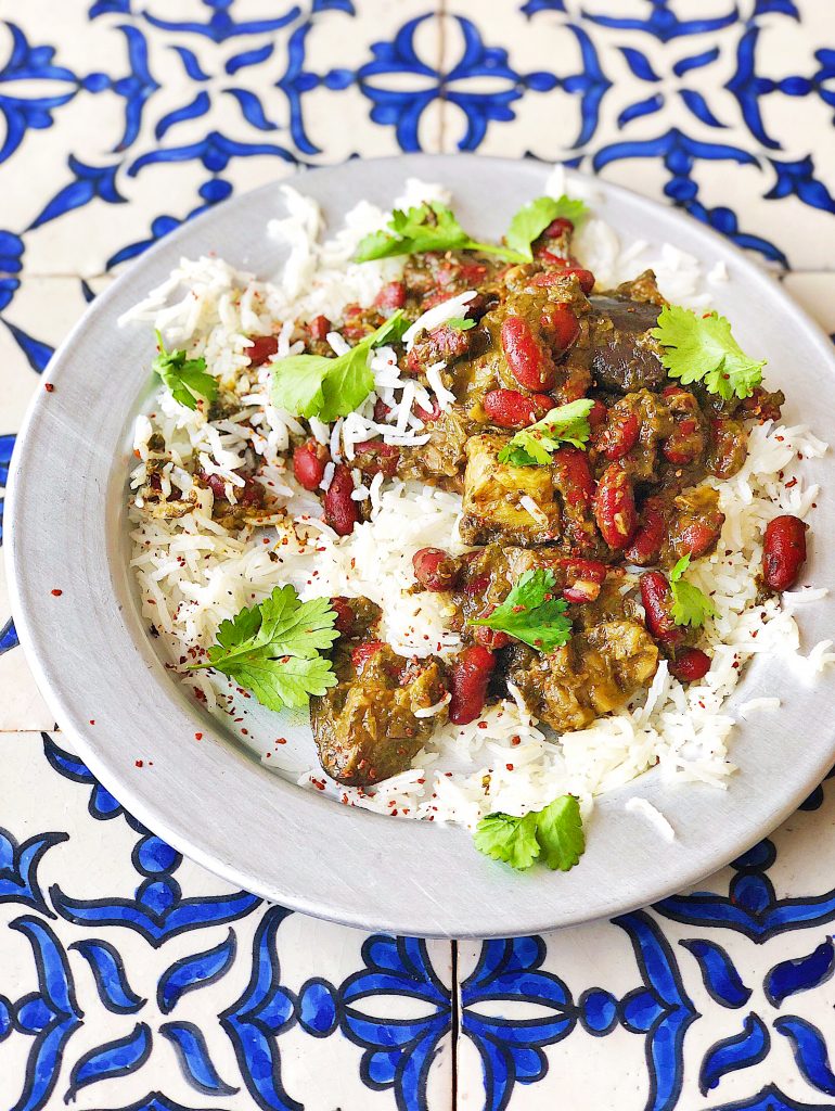 aubergine-ghormeh-sabzi Aubergine Ghormeh Sabzi