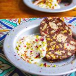 Chocolate and Halva Mosaic Cake