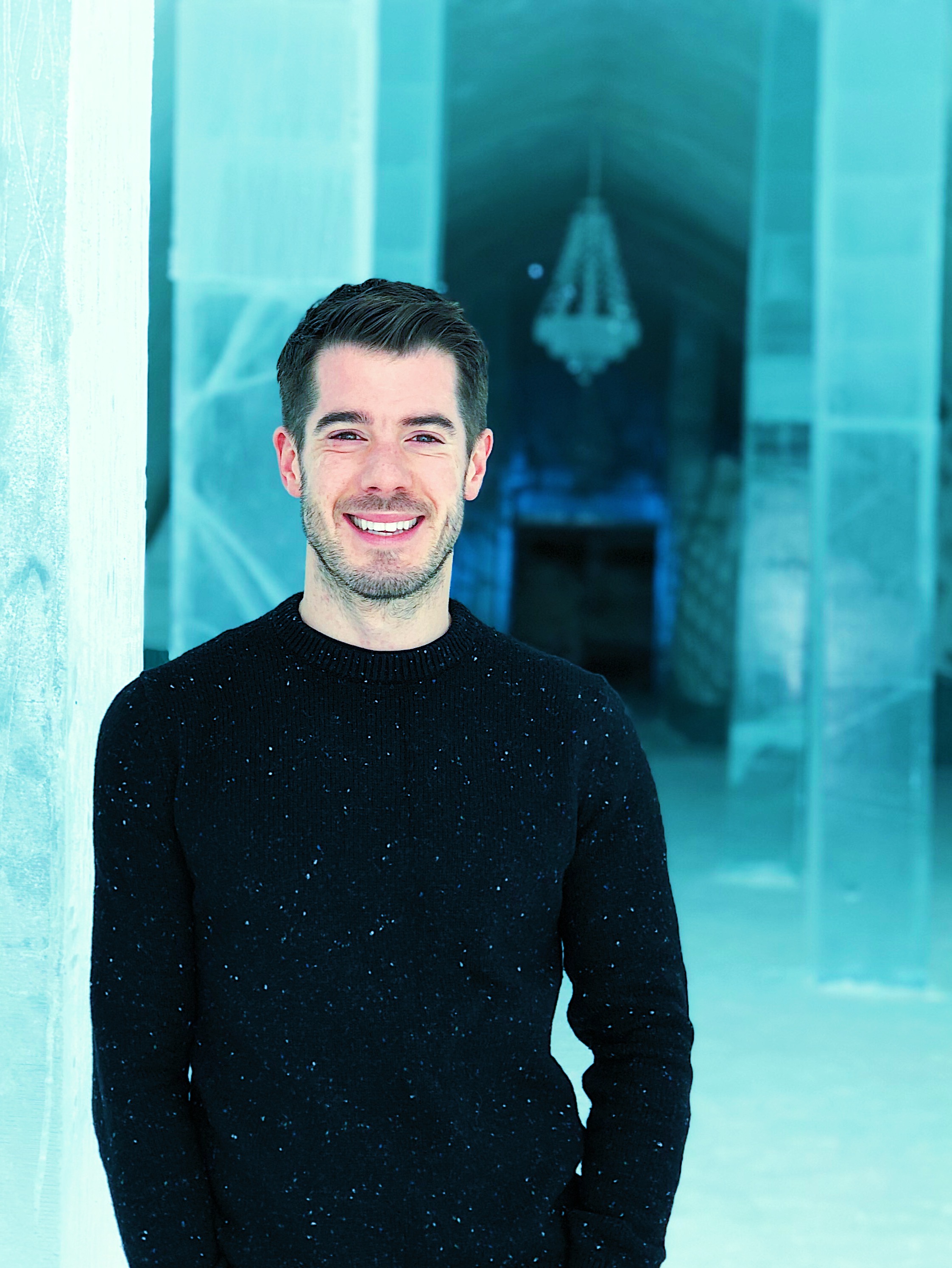 John Gregory-Smith at The Ice Hotel Sweden