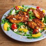 Harissa & Orange Halloumi Spring Salad John Gregory-Smith Recipes