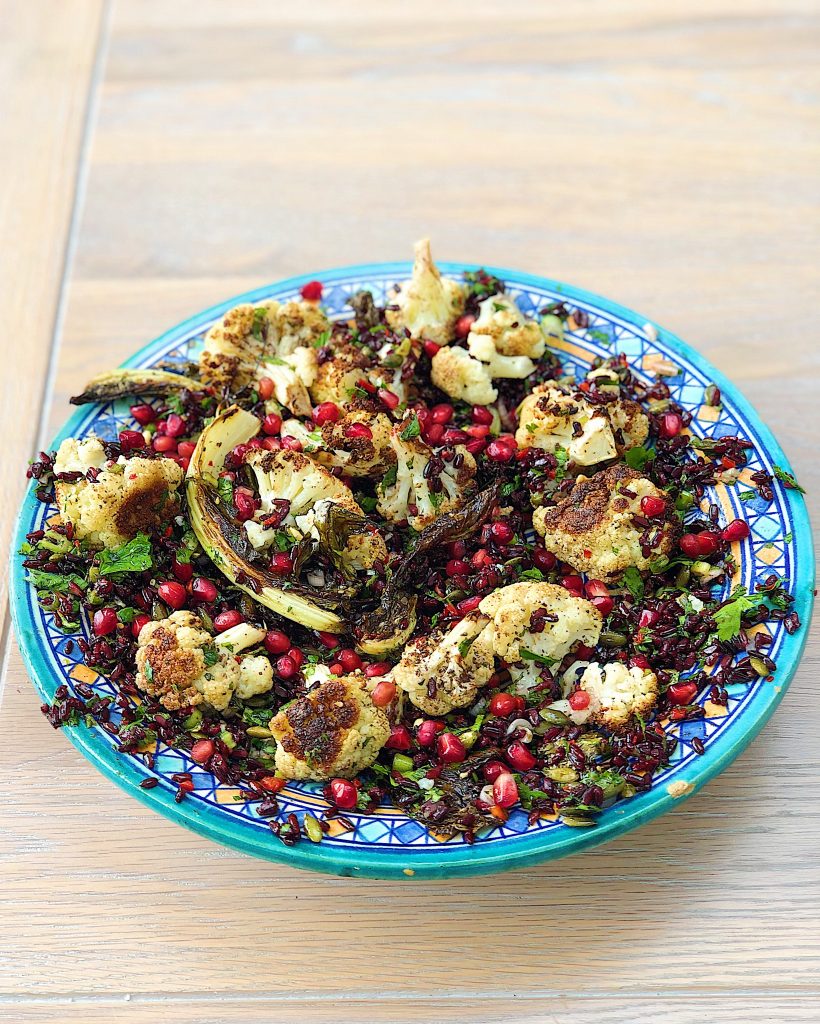 Cauliflower and Black Rice Salad Cauliflower and Black Rice Salad