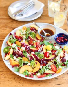 peach-salad