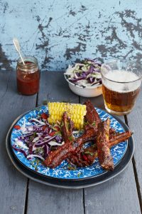 Sticky Harissa Lamb Ribs