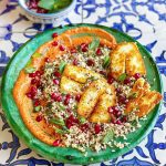 Cauliflower Halloumi and Muhammara Bowls