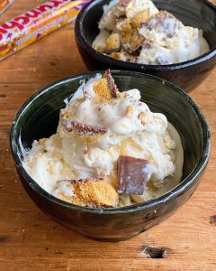 Crunchie Bar Ice cream