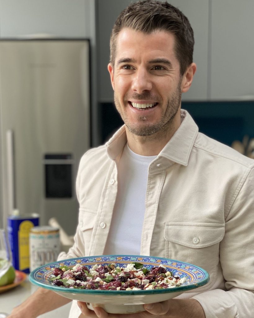 Roasted Grapes and Feta Salad