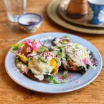 Sabich Eggs Benedict