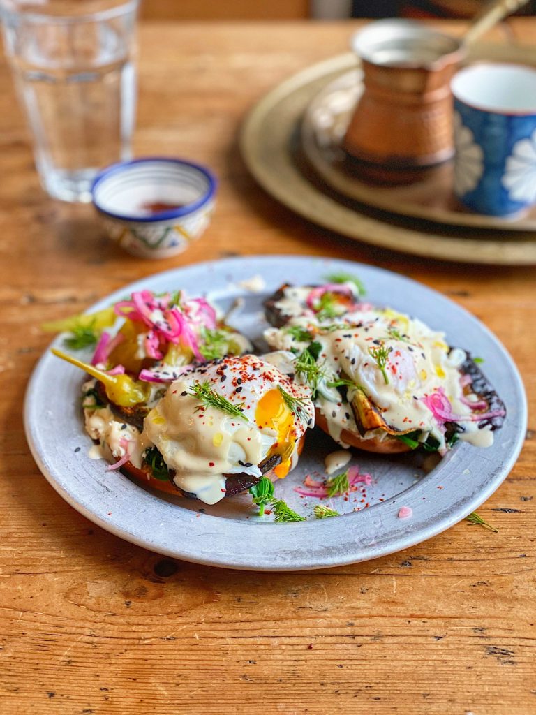 Sabich Eggs Benedict Sabich Eggs Benedict