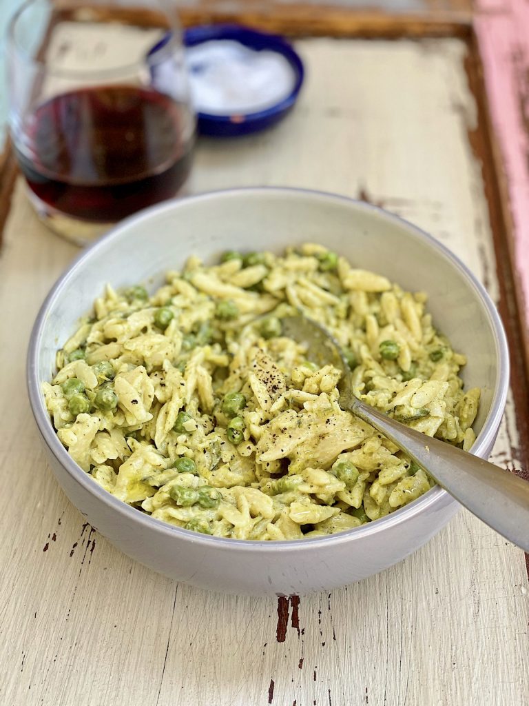 Creamy Pesto Orzotto