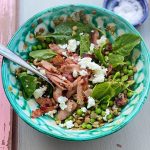 Lentil and Bacon Salad