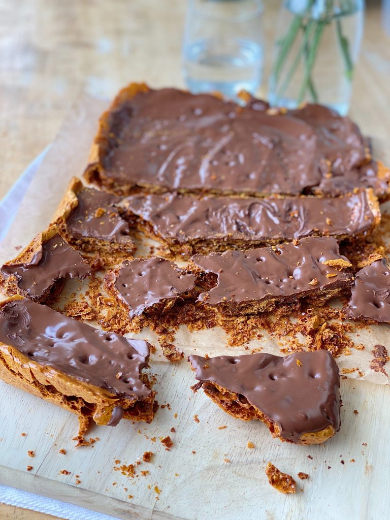 Homemade Crunchie Bars Homemade Crunchie Bars