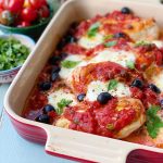 Chicken Puttanesca Traybake