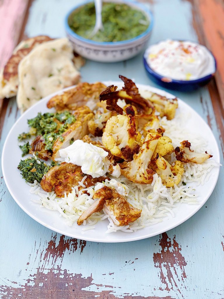 Indian Chicken Traybake