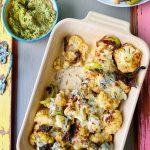 Roasted Cauliflower, Blue Cheese and Walnut pesto