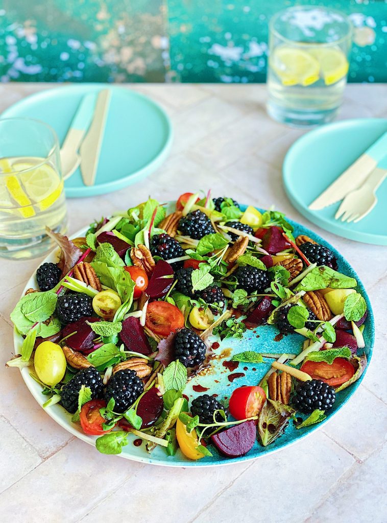 Blackberry and Beetroot Summer Salad Blackberry and Beetroot Summer Salad