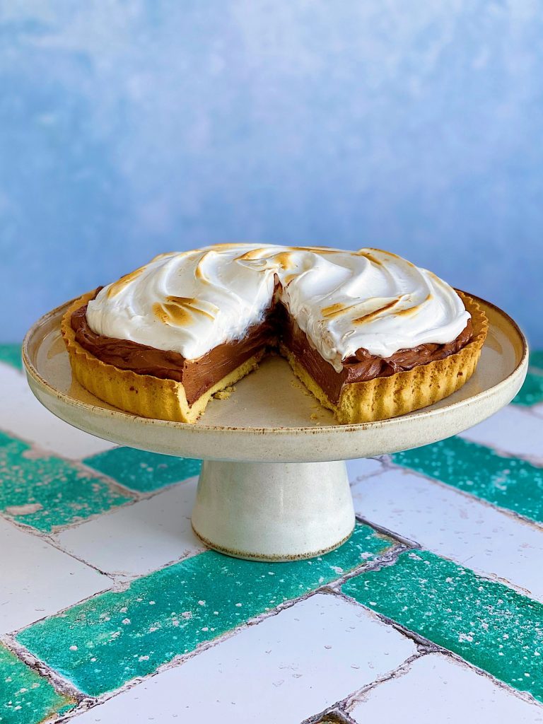 Chocolate mousse marshmallow cake