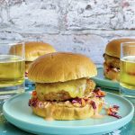 Mexican Pork Burgers with Chipotle Mayo