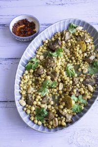 Moroccan Lamb Stew with Giant Couscous