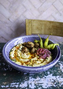 Lamb Kofta Hummus Bowls