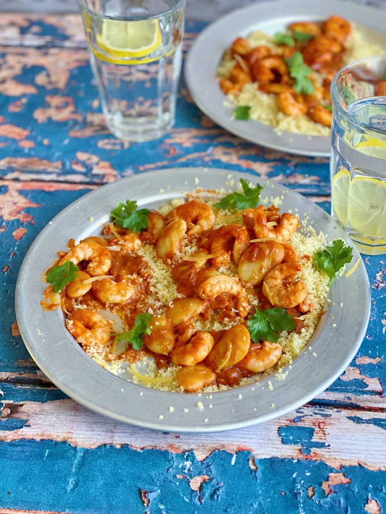 Prawn and Butterbean Tagine