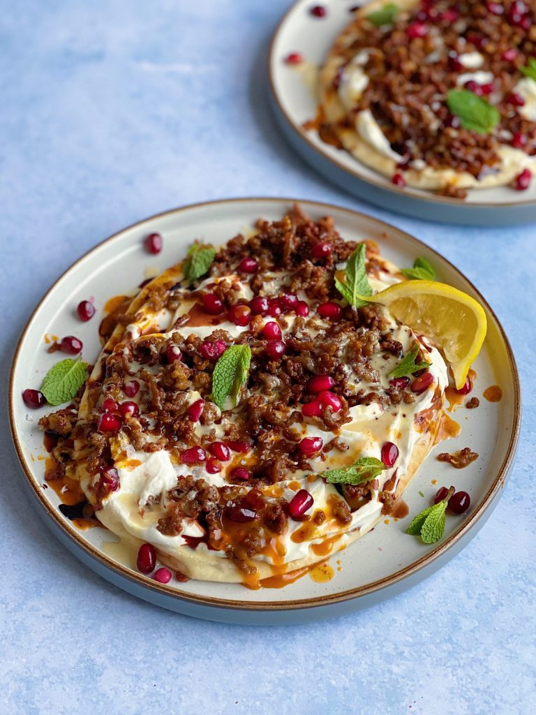 Pomegranate Lamb Flatbreads