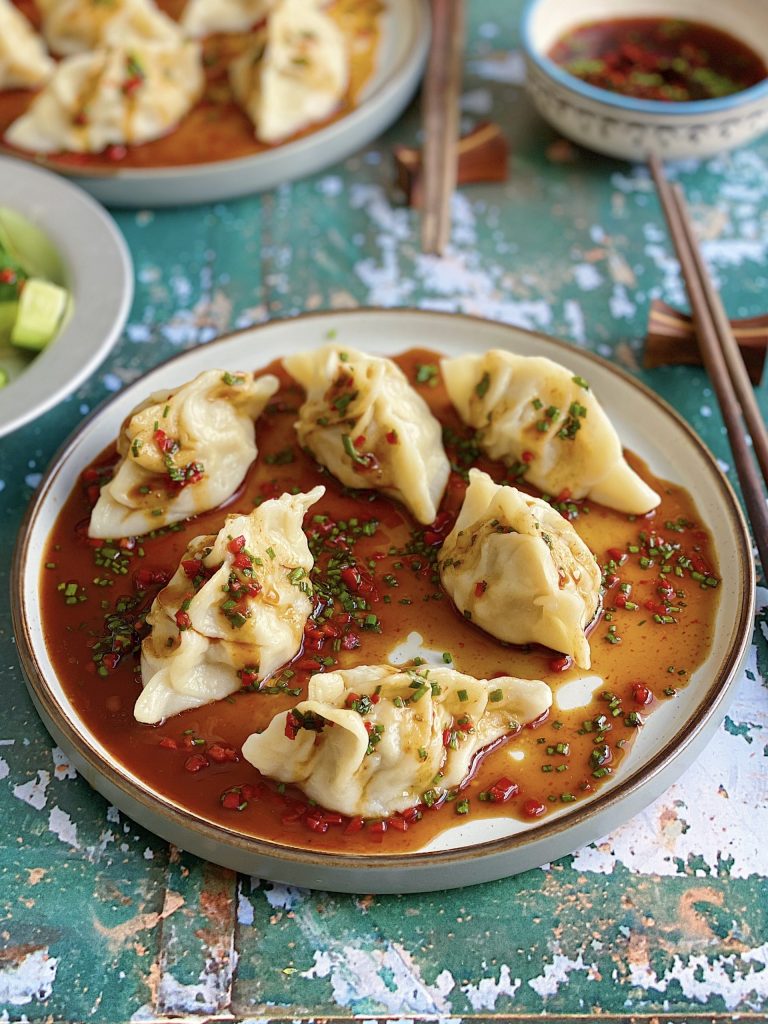 Spicy Chilli Dumplings Spicy Chilli Dumplings