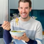 Salmon Noodles with Peanut Chilli Dressing