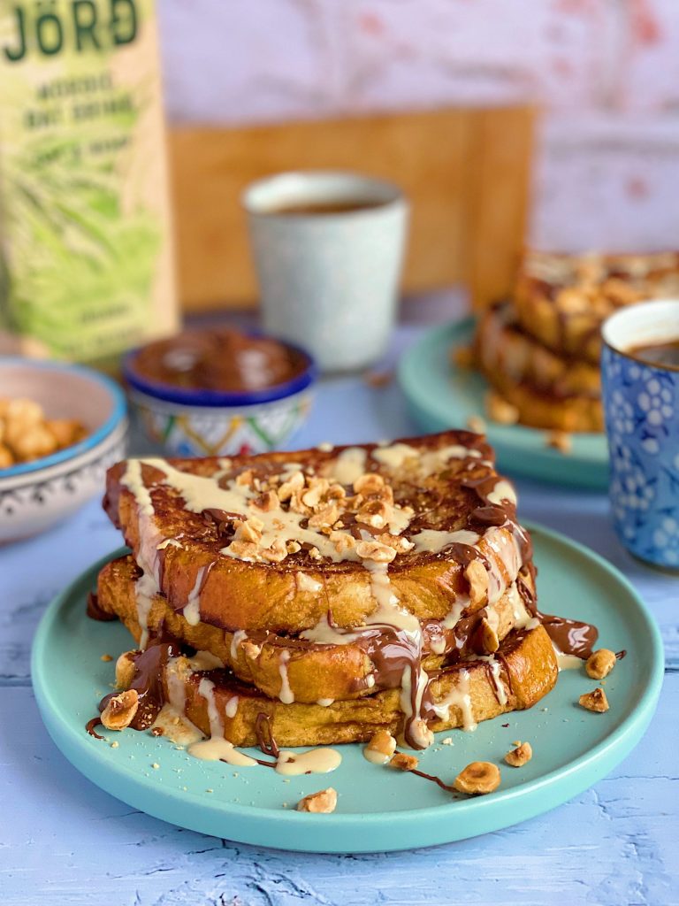 Chocolate and Tahini French Toast