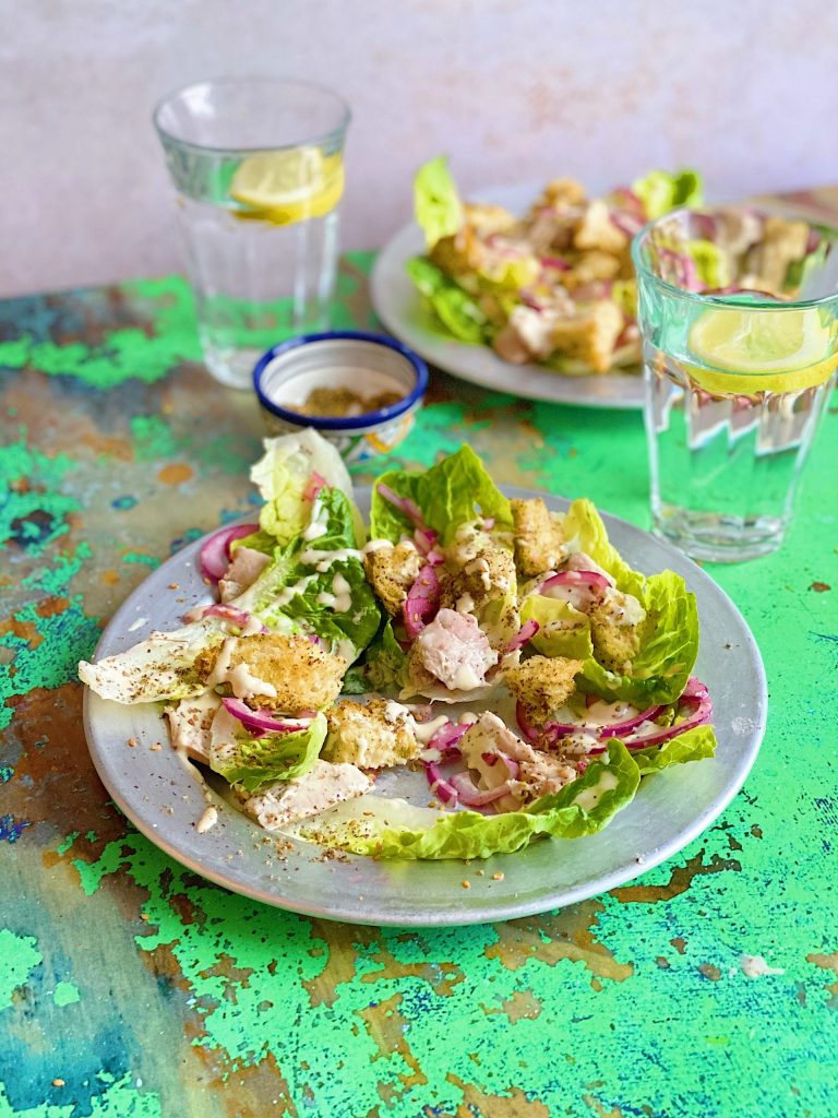Middle Eastern Caesar Salad Middle Eastern Caesar Salad