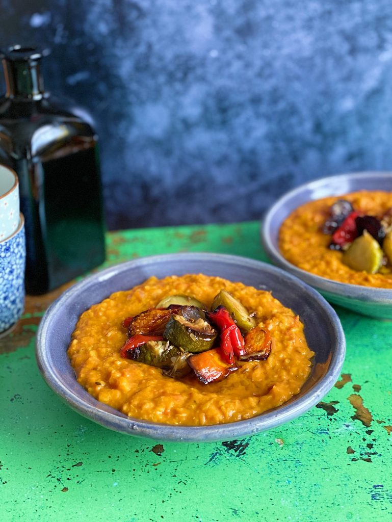 Roasted Veg and Coconut Daal