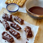 Mini Dark Chocolate Date Snickers Bars