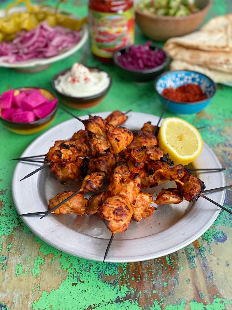 Spicy Chicken Shish Kebab