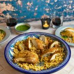 xRoast Chicken with Zhoug and Giant Couscous