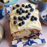 Blueberry Almond and Cardamon Loaf cake