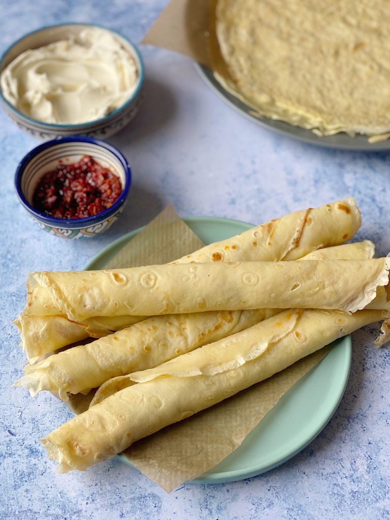 Spicy Cream Cheese and Chorizo Pancakes Spicy Cream Cheese and Chorizo Pancakes