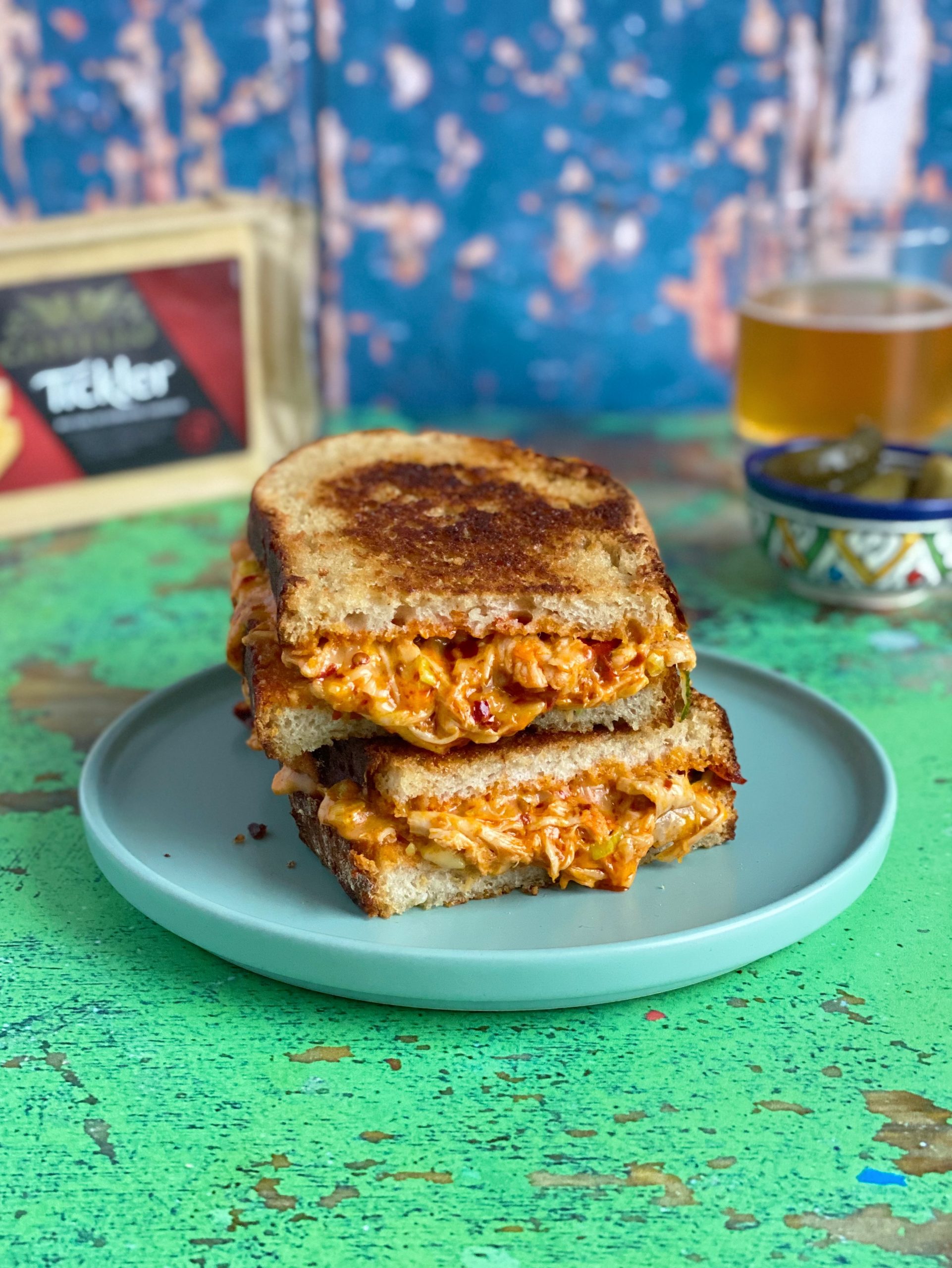 Turkey and Harissa Grilled Cheese