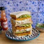 Fish finger sandwich