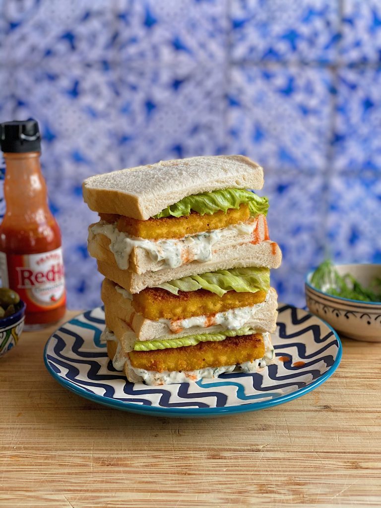 Fish finger sandwich