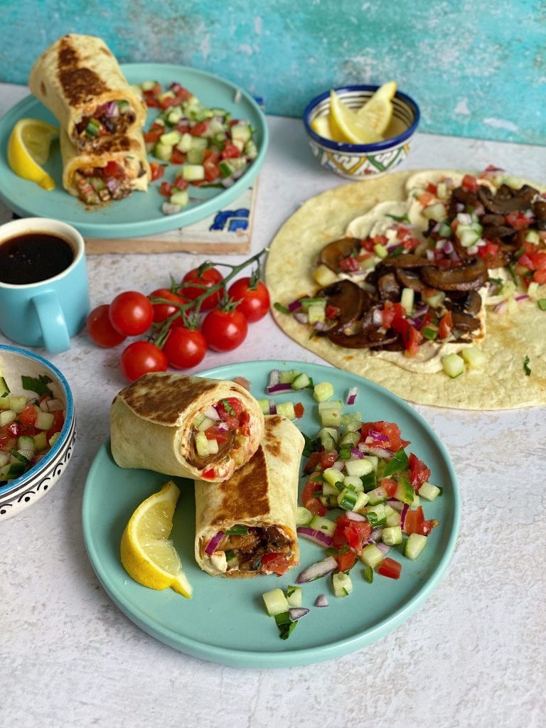 Vegan Mushroom Shawarma