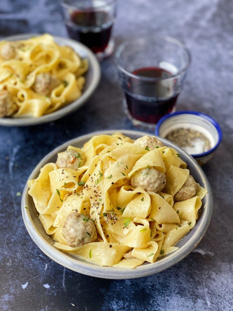 Creamy Meatball Pasta Creamy Meatball Pasta