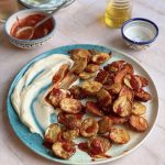 Crispy Potatoes with Mojo Rojo and Mayo