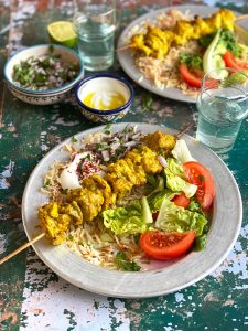 Black Pepper and Fenugreek Chicken Kebabs